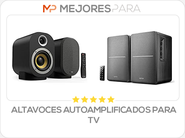 altavoces autoamplificados para tv