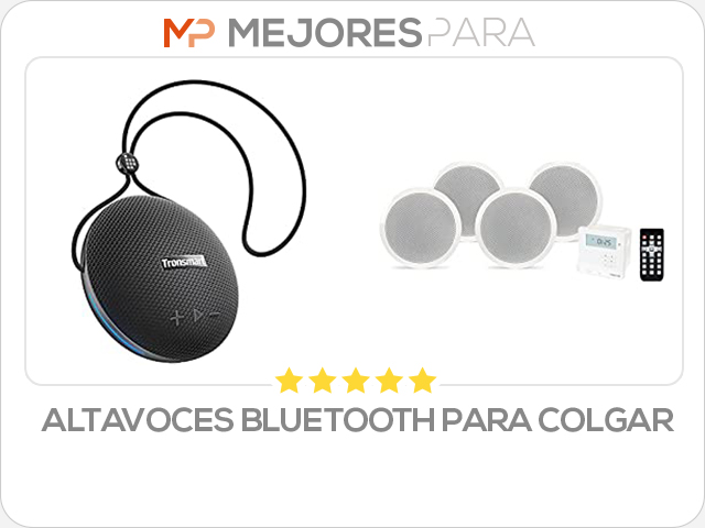 altavoces bluetooth para colgar