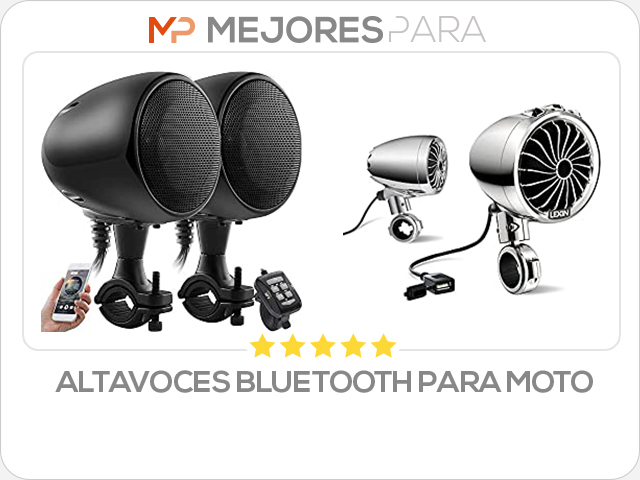 altavoces bluetooth para moto