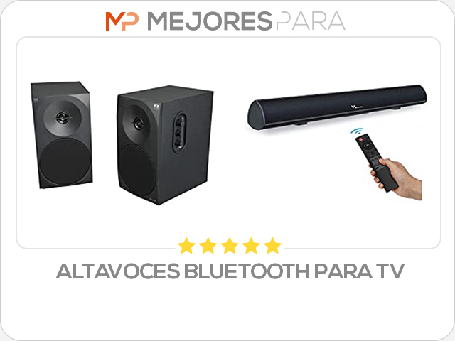 altavoces bluetooth para tv