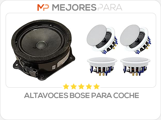 altavoces bose para coche