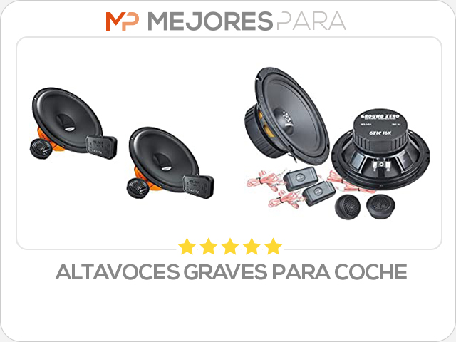 altavoces graves para coche