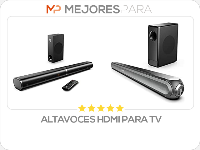 altavoces hdmi para tv