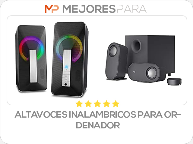 altavoces inalambricos para ordenador