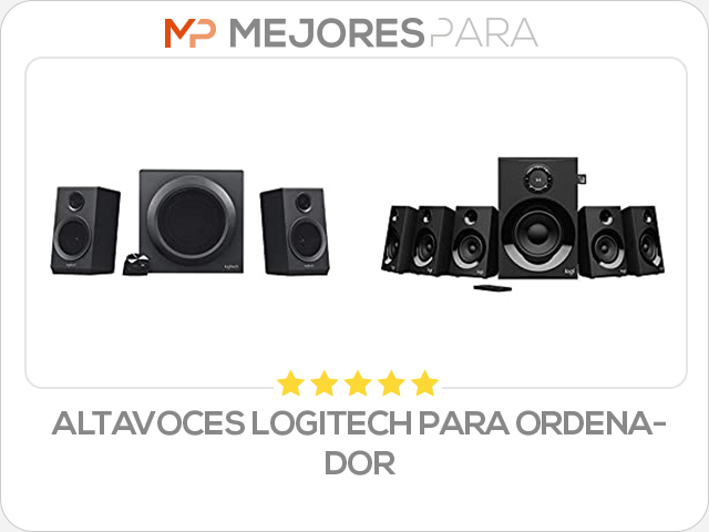 altavoces logitech para ordenador