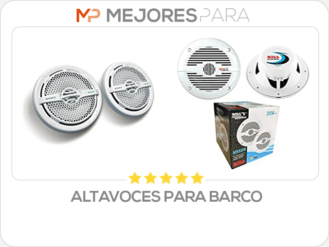 altavoces para barco