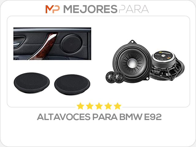 altavoces para bmw e92