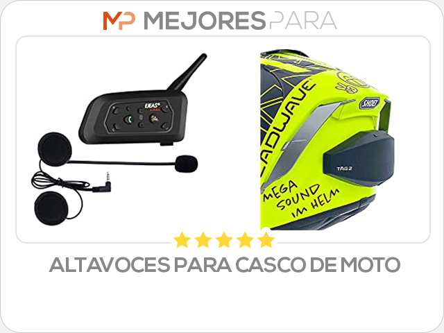 altavoces para casco de moto