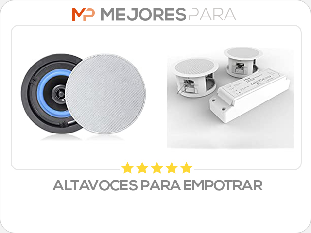 altavoces para empotrar