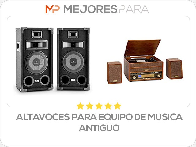 altavoces para equipo de musica antiguo