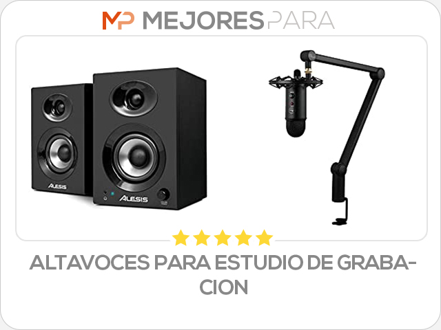 altavoces para estudio de grabacion