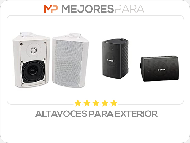 altavoces para exterior