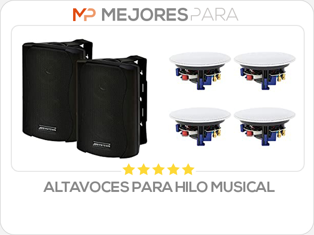 altavoces para hilo musical