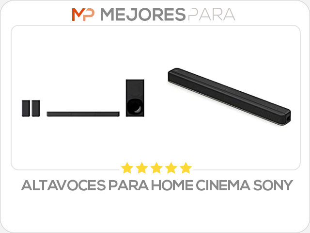 altavoces para home cinema sony