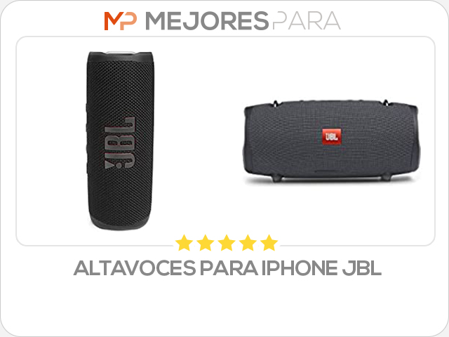 altavoces para iphone jbl