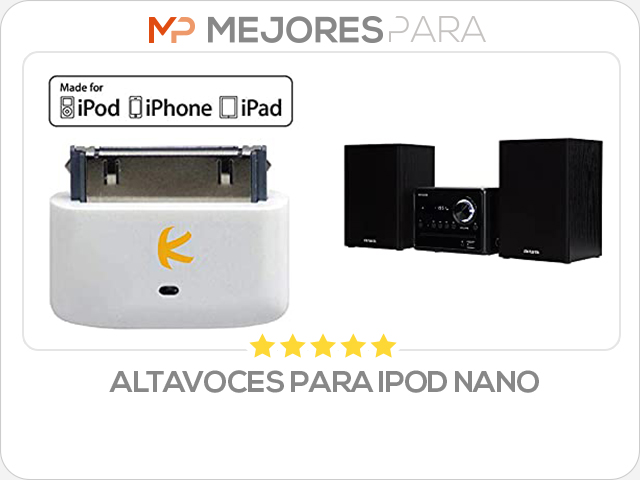 altavoces para ipod nano