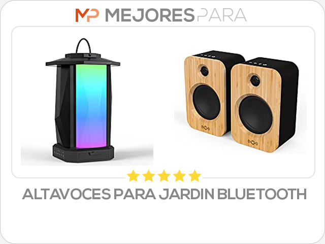 altavoces para jardin bluetooth