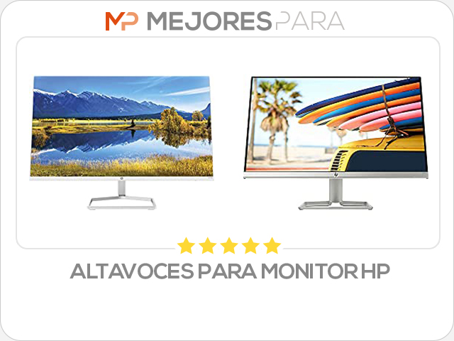 altavoces para monitor hp