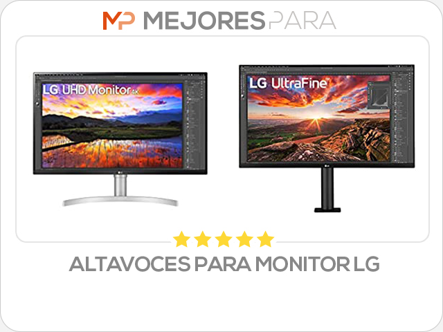 altavoces para monitor lg