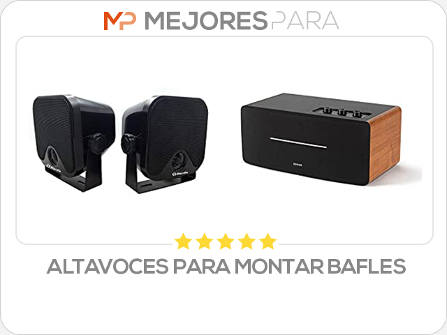 altavoces para montar bafles