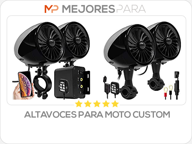 altavoces para moto custom