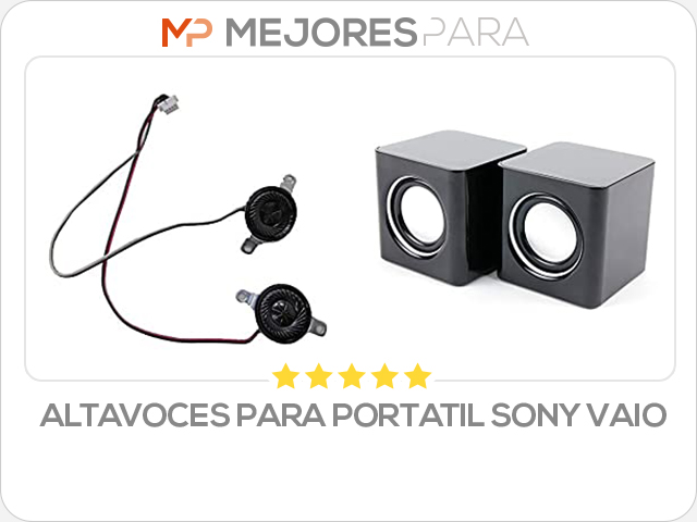 altavoces para portatil sony vaio