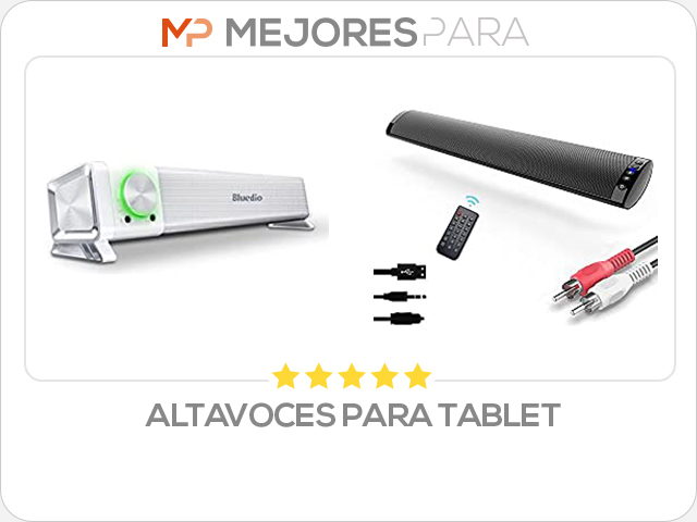 altavoces para tablet