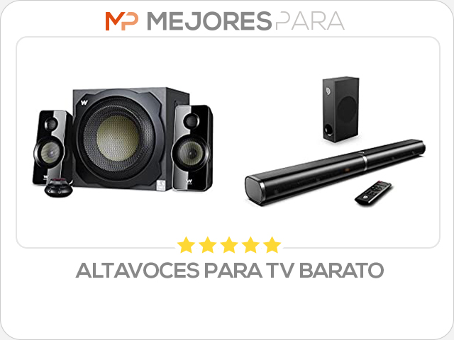 altavoces para tv barato