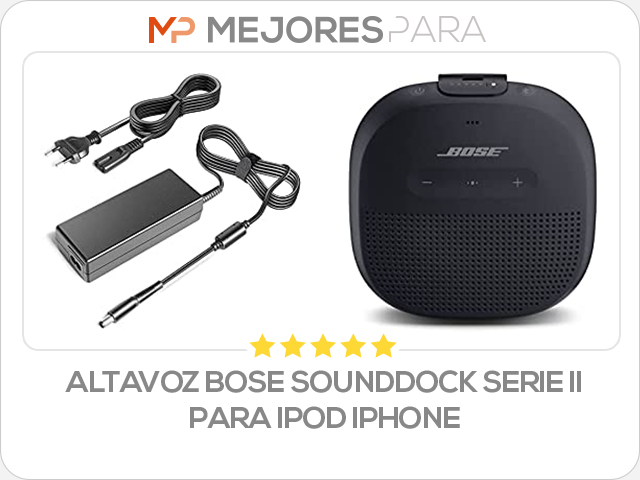 altavoz bose sounddock serie ii para ipod iphone