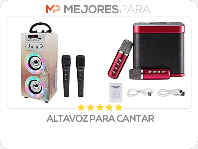 altavoz para cantar