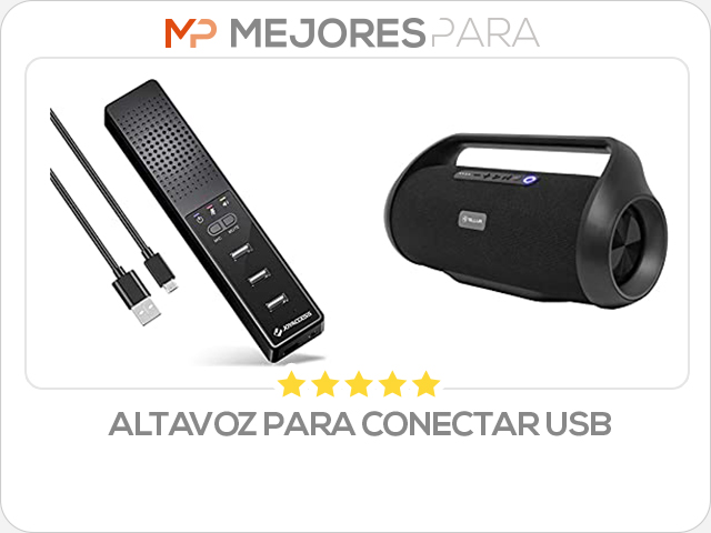 altavoz para conectar usb