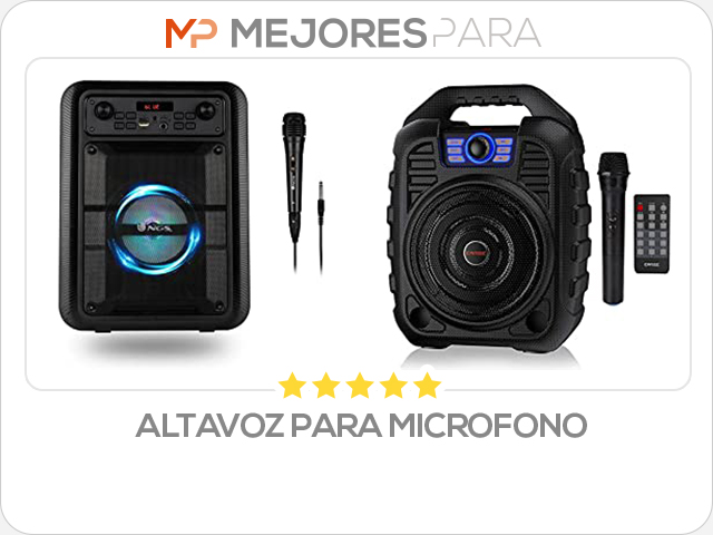 altavoz para microfono