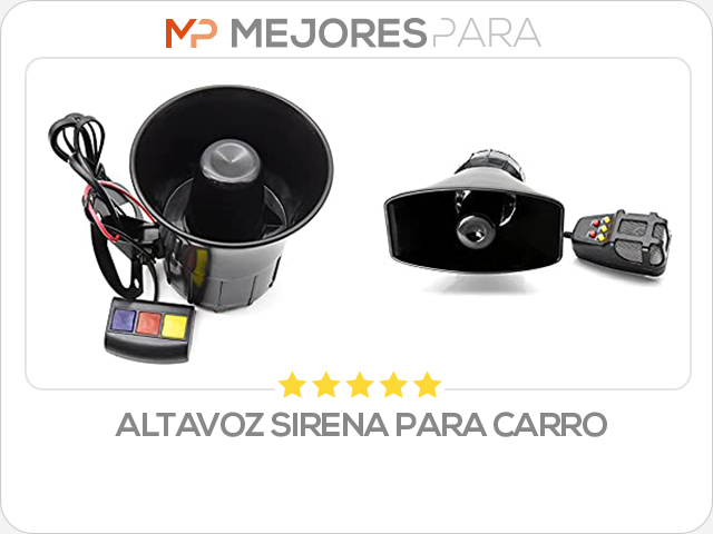 altavoz sirena para carro