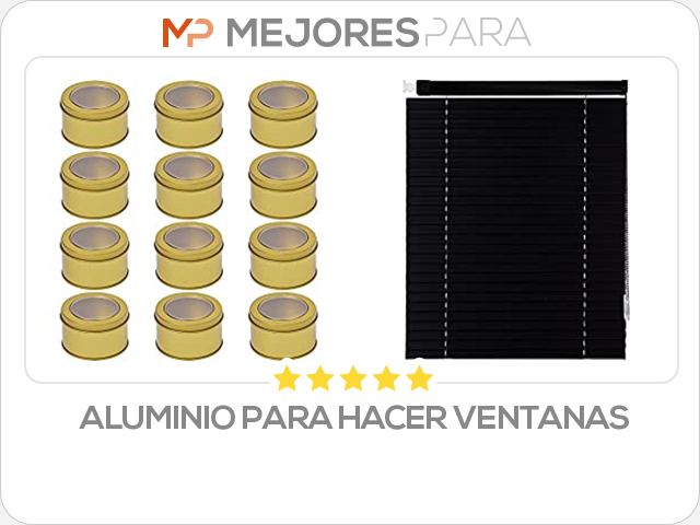 aluminio para hacer ventanas