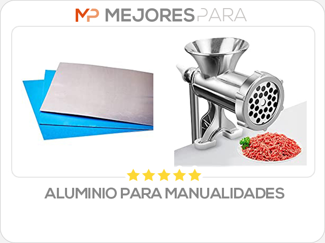 aluminio para manualidades