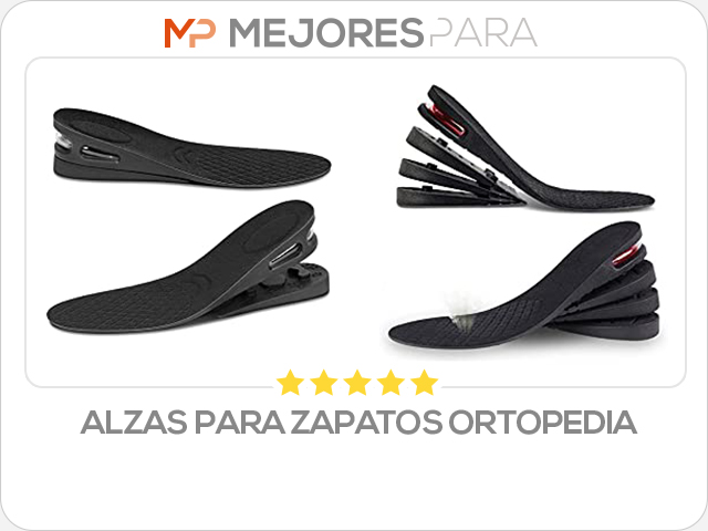 alzas para zapatos ortopedia