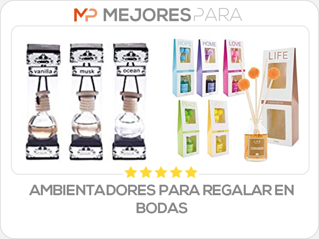 ambientadores para regalar en bodas