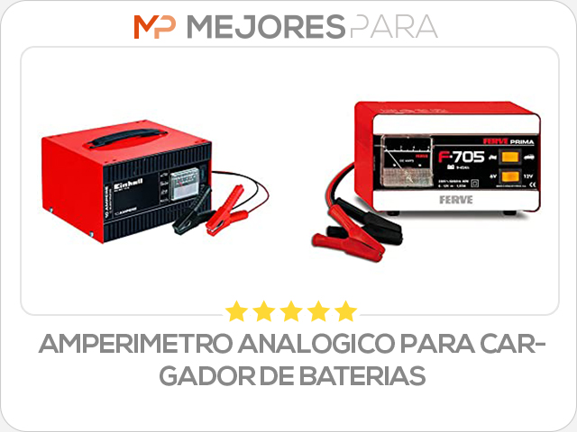 amperimetro analogico para cargador de baterias