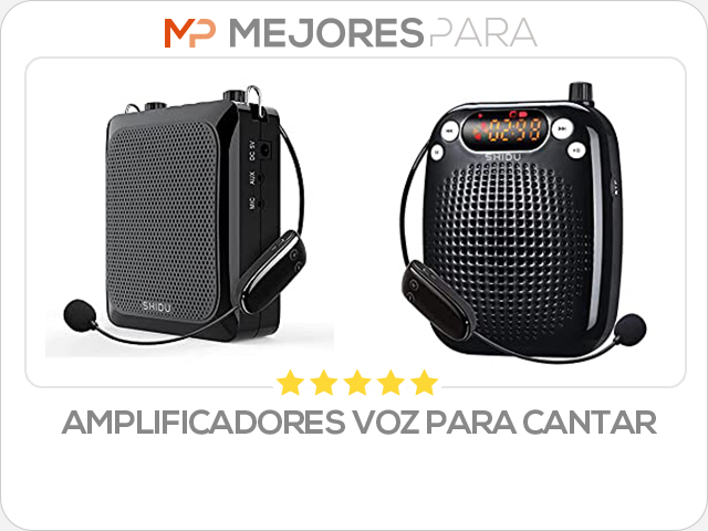 amplificadores voz para cantar