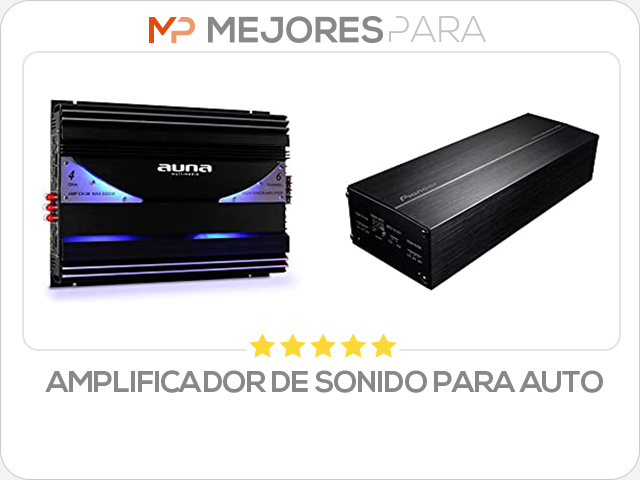 amplificador de sonido para auto