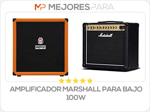 amplificador marshall para bajo 100w