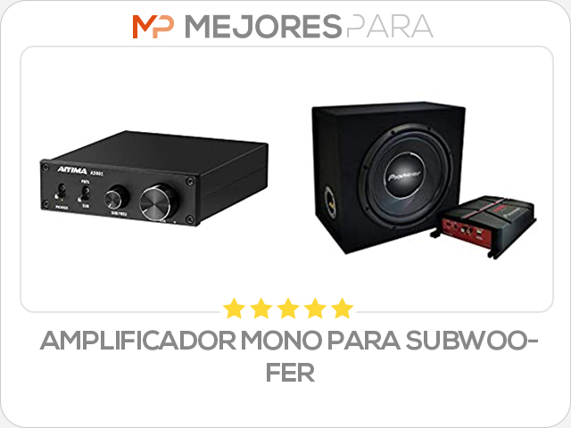 amplificador mono para subwoofer