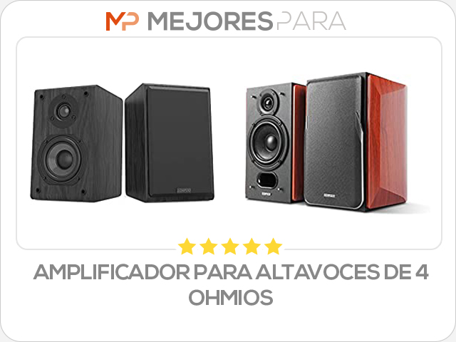 amplificador para altavoces de 4 ohmios