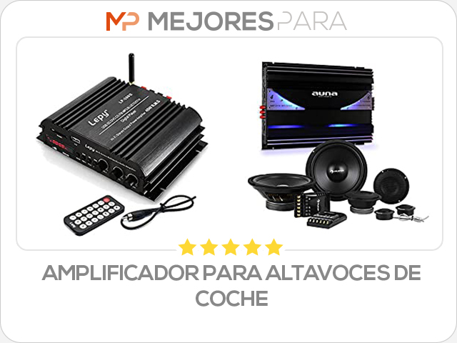 amplificador para altavoces de coche