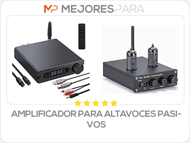 amplificador para altavoces pasivos