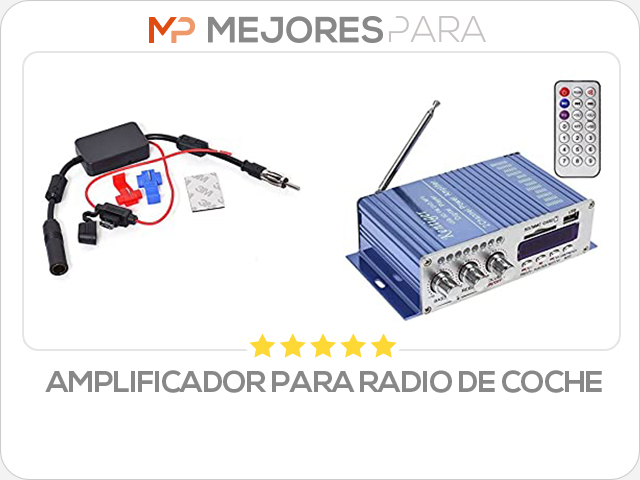 amplificador para radio de coche