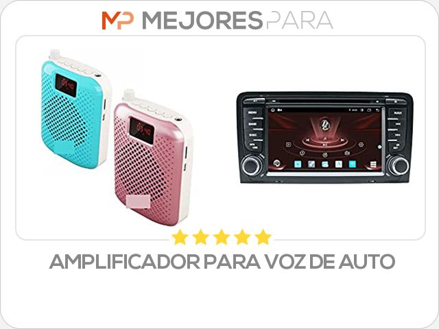 amplificador para voz de auto