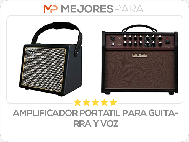 amplificador portatil para guitarra y voz