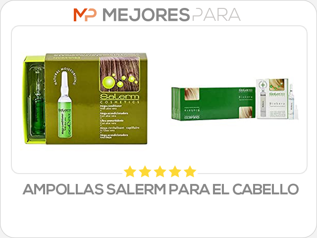 ampollas salerm para el cabello