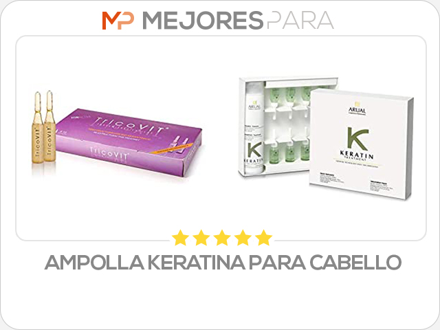 ampolla keratina para cabello